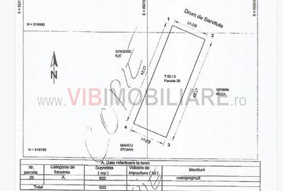 Teren Popesti-Leordeni - Intravilan - 602 mp - deschidere 14 m - drum de servitu - 5