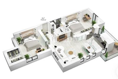 Apartament cu 3 camere decomandat în Exterior Vest - 9