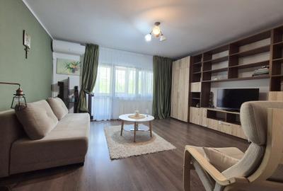 Apartament cu 2 camere semidecomandat, mobilat în Berceni