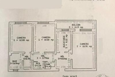 Apartament cu 3 camere decomandat în Gara - 2