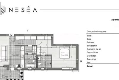 Apartament cu 2 camere decomandat în Valea Rosie - 1