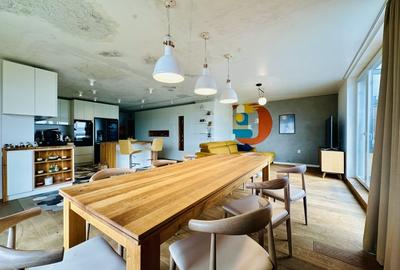 Penthouse cu 3 camere semidecomandat, mobilat în Grigorescu - 4