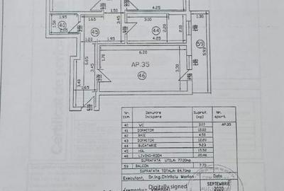 Apartament cu 3 camere decomandat în Dobroești