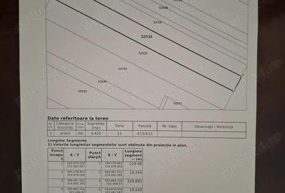 Teren de 9000 mp, în Dărăști-Ilfov
