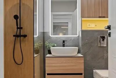 Living aerisit 37 MP, pereti interiori caramida, bloc calduros - 11