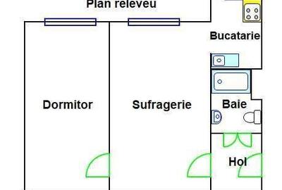 Apartament cu 2 camere nedecomandat în Grădiște - 2