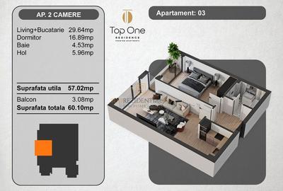 Apartament modern cu un dormitor, imobil premium, finisaje de top - S5 - 6