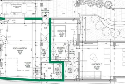Spatiu comercial cu vitrina, 60 mp, finisat, zona Podului IRA - 4