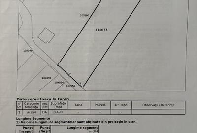 Teren de 3490 mp, în Exterior Vest - 2