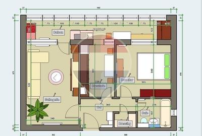 Apartament cu 2 camere în Casa de Cultură