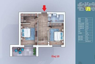 Apartament cu 4 camere decomandat în Titan - 3