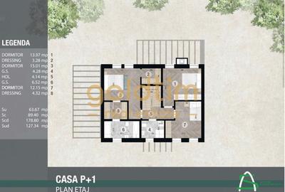 Casă individuală cu 5 camere cu Teren 230 Mp în Pipera - 20