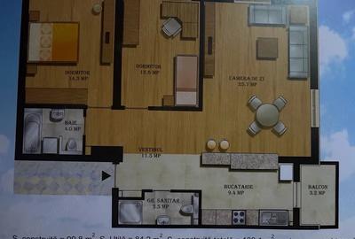 Apartament cu 3 camere decomandat în Exterior Vest