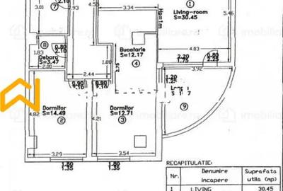 Apartament cu 3 camere decomandat în Baba Novac - 2