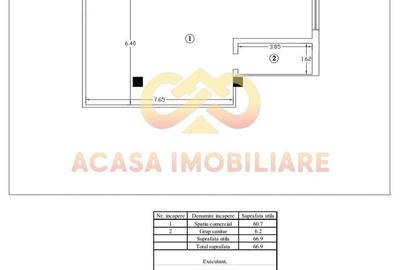 Spațiu comercial, de 67 mp, în Bucium - 2
