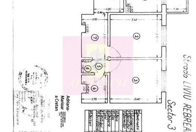 Apartament cu 3 camere decomandat în Liviu Rebreanu