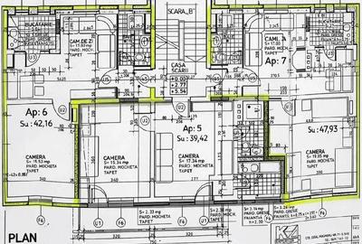 Apartament cu 2 camere semidecomandat în Exterior Vest