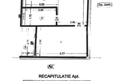 Apartament cu 2 camere în Dancu