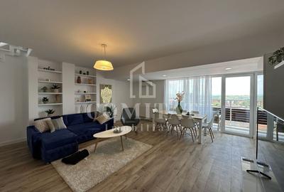 Apartament cu 5 camere semidecomandat, mobilat în Bună Ziua