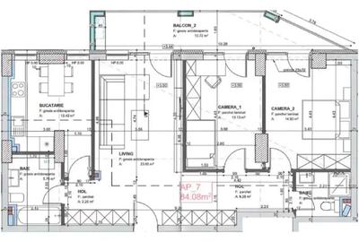 Apartament cu 3 camere decomandat în Mărăști