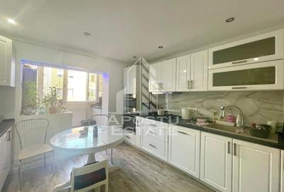 Apartament cu 3 camere semidecomandat, mobilat în UTA - 4