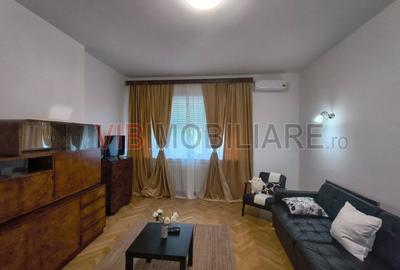 Apartament cu 4 camere semidecomandat, mobilat în P-ța Dorobanți