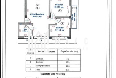 Apartament cu 3 camere semidecomandat în Turnișor - 4