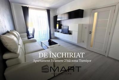 Apartament cu 3 camere decomandat, mobilat în Turnișor