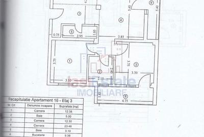 Apartament cu 3 camere în Copou - 2