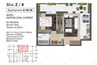 Apartament 2 camere in bloc nou finalizare primavara 2026 - 1