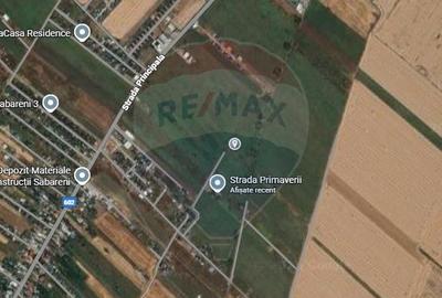 Teren Construcții intravilan de 7400 mp, în Săbăreni - 1