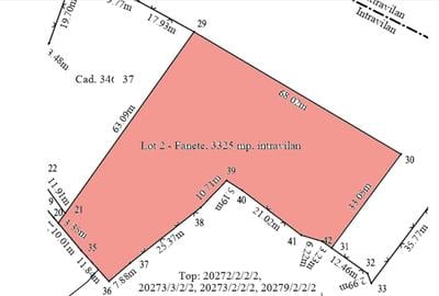 Teren de 3325 mp, în Dâmbul Rotund