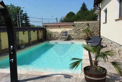 Casa noua, cu piscina, 4 dormitoare complet finisata si mobilata