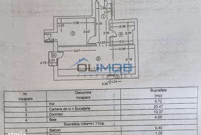 Apartament cu 2 camere în Nord - 1