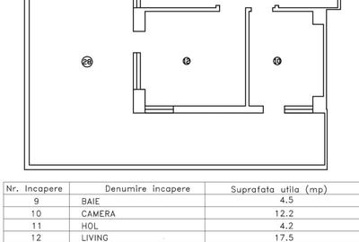 Apartament cu 2 camere decomandat în Nord - 9