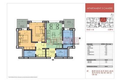 Apartament cu 3 camere decomandat în Berceni - 1
