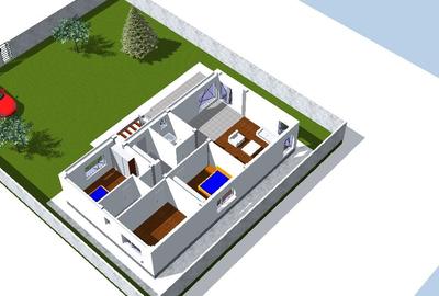 Casa individuala pe parter la cheie . Toate utilitatile . Comision 0 - 13