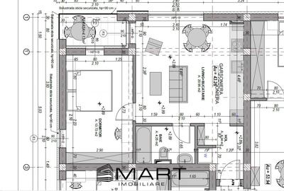 Apartament 43 mp etaj 1 cartier Davinci - 5