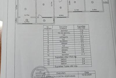 Apartament cu 4 camere semidecomandat în Central