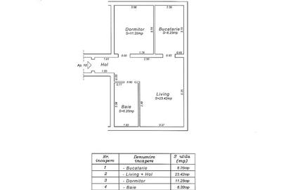 Apartament cu 2 camere decomandat în Dumbrăvița - 13