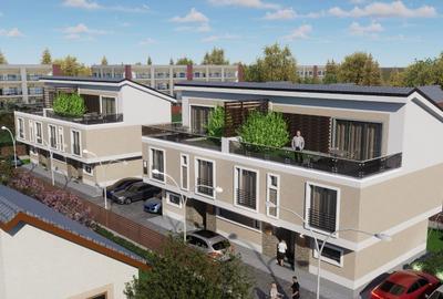 Duplex cu 5 camere cu Teren 185 Mp în Popești-Leordeni - 2