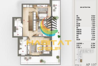 Pallady 4 camere duplex premium suprafata generoasa 195 mp - 3