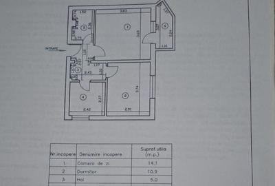 Apartament cu 2 camere în Nord - 1