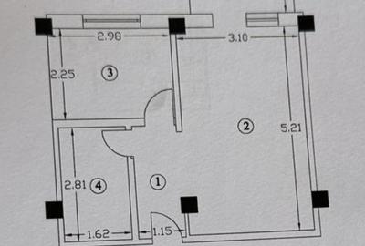 Apartament cu o camera, Carrefour Felicia, Baza 3, Tudor, Bucium, Podu Ros - 1