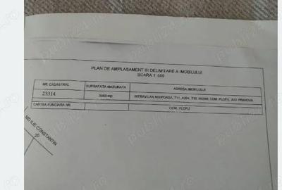 Teren de 3050 mp, în Plopu - 3