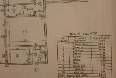 Apartament cu 3 camere semidecomandat în 1 Mai - 8