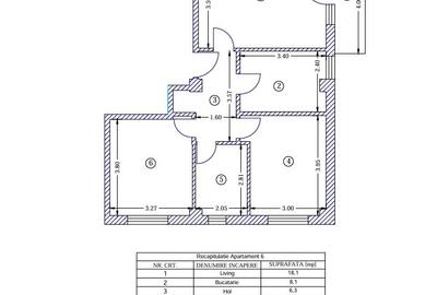 Apartament cu 3 camere decomandat în Nicolina - 4