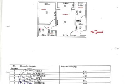 Apartament cu 2 camere semidecomandat în Central - 9