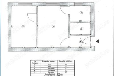 Apartament cu 2 camere semidecomandat în Central - 7