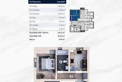 Variante apartamente 2 camere cartier nou zona Mehala - ID V4927 - 17